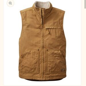 Primaloft Mens Tall Bean's Utility Vest Marsh Brown NWT Size XLT